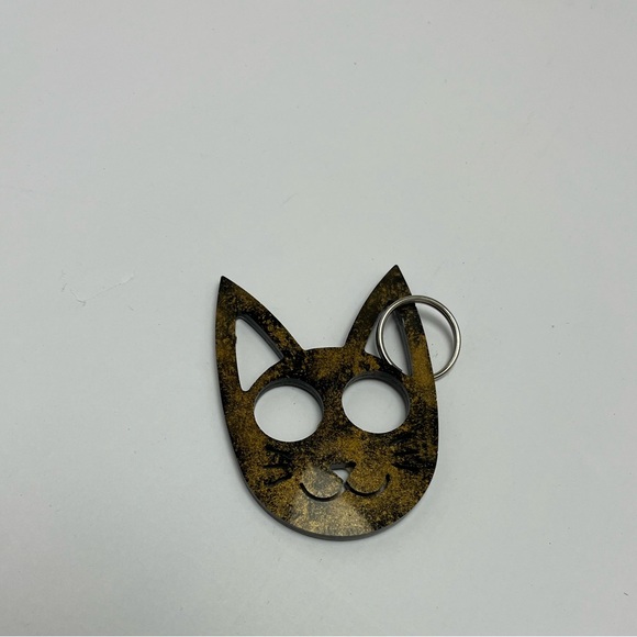 NWOT ⚜️🖤⚜️ Handmade Resin Self Defense Key Chain - Picture 7 of 10